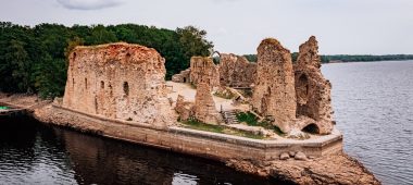 Medieval ruins of Koknese Castle