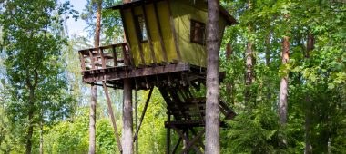 Viewing platform in Stāmeriena