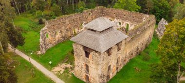 Ruins of the medieval castle and lookout tower