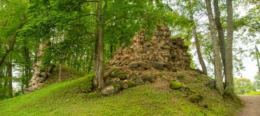 Trikata Castle Mound and Livonian Order Castle Ruins