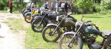 Vintage motorcycles and antiques collection