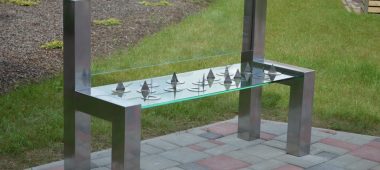 Themed benches in Livani – environmental objects