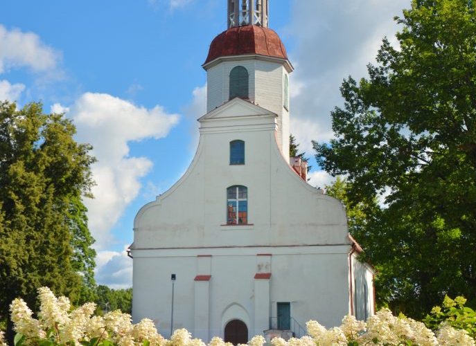 Valka-Lugazi Lutheran Church and observation tower