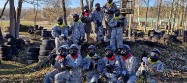 Paintball and laser tag park in Marupe