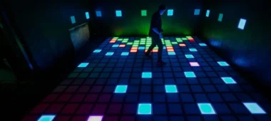 Interactive pixel room