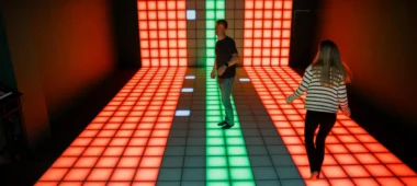 Pixel room at GUNSnLASERS theme parks