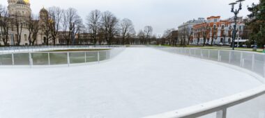 Ice skating rink in Esplanade